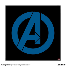 The logo, dubbed big a, debuted in comics in 1972. Avengers Logo Poster Zazzle Com Avengers Logo Avengers Poster