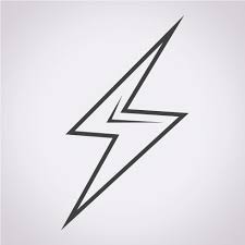 Lightning Icon Symbol Sign Lightning Logo Vector Icons Illustration Lightning