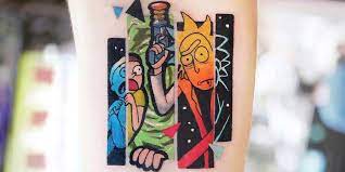 What does rick and morty tattoo mean? Rick And Morty Tattoos Adult Swim Tattoos Inside Out
