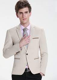 Maybe you would like to learn more about one of these? Veste De Costume Cintree Homme Blazer 1 Bouton Bleu Marine Ivoire