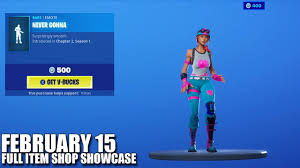 Fortnite save the world free items. Fortnite Item Shop New Never Gonna Give You Up Emote February 15 2020 Fortnite Battle Royale Youtube