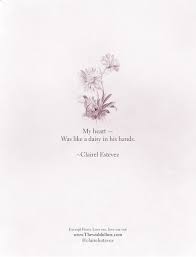 A dandelion doesn't roar which is a lucky thing with all the millions that there are that would be frightening. Excerpt From Love Poem Love Me Love Me Not Www Thewishfulbox Com Instagram Clairelestevez Poetry Poems Literature Beautiful Words Quotes Words Writer Poet