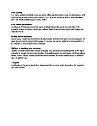 What is an article critique? How To Write A Character Analysis With Pictures Wikihow