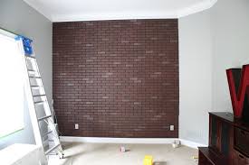 The brick accent wall is painted in white but retains plenty of characteristic texture. Wishy Washy Brick Wall Bower Power