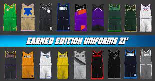 Nba 2k14 2020 2021 Earned Edition Jerseys Pack By Oc2k For 2k14 Nba 2k Updates Roster Update Cyberface Etc