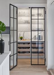 On The Hunt For Black Steel Doors Apartment34 Pantry Design Glass Pantry Door Pantry Room