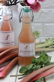 Rhabarber Vanille Sirup Rezept Rhabarber Sirup Sirup Selber Machen