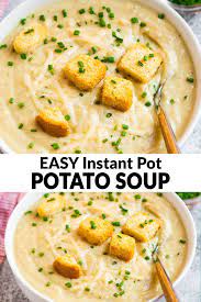 The Best Easy And Creamy Instant Pot Potato Soup It S Incredibly Rich Satisfying And Tasty This Healthy Soup Recipe Instant Pot Recipes Recipes Potato Soup