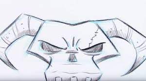 How To Draw An Evil Skull For Beginners - Youtube