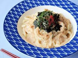 明太ごまクリームうどんのレシピ 作り方 Happy Recipe ヤマサ醤油のレシピサイト