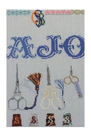 A medium sized script font to customize any of your projects. Cross Stitch Pattern Kit History Of Maison Sajou Since 2005