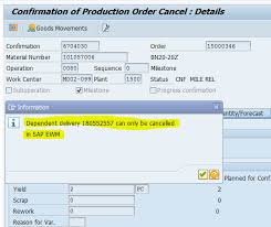 The payee, or the person the check is written to, signs the back of the check. Cancellation Of Manufacturing Order In Erp And Ewm Sap Blogs