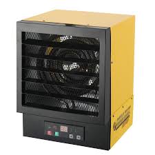 When cooling, the fan will only run while your air conditioner is running. Duraheat 10000 Watt Electric Garage Heater With Thermostat And And Energy Saving Setting Lowes Com Garage Heater Electric Garage Heaters Heater