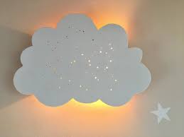 Kinderlampe Wandlampe Wandlampe Wolkenlampe Holzlampe Babylampe Kinderzimmer Nachtlicht Nacht Wolkenlampe Nachtleuchte Kinder Lampen