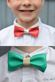 Download Bright And Colorful Faux Leather Bow Tie Tutorial Sisters What