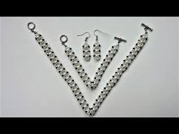 Black And White Jewelry Sets Transform A White Jewelry Set Into A Beautiful Black And White Jewelry Set Youtube Pearl Jewelry Design Beautiful Jewelry Set White Jewelry