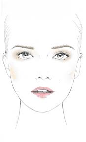 L Oreal Paris Will Crowdsource Customized Red Carpet Beauty Coverage Of The Emmys On Social Media Fashion Illustration Sketches Face Face Chart Makeup Face Charts