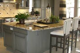 Gray Cabinets Brown Granite Google Search Grey Kitchen Island Brown Granite Countertops Brown Granite