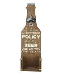 Look At This Zulilyfind Beer Bottle Open Door Policy Wood Wall Mount Bottle Opener Zul Wall Mounted Bottle Opener Mounted Bottle Opener Beer Bottle Opener