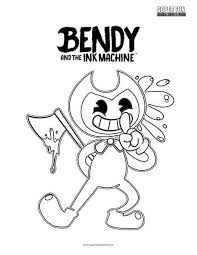 Download This Free Bendy And The Ink Machine Coloring Page Click On The Worksheet Fnaf Coloring Pages Free Printable Coloring Sheets Bendy And The Ink Machine