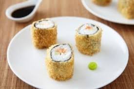 Recette De Maki Frit De Saumon Et Concombre A La Fleur De Sel Facile Et Rapide Recette Recette Maki Recette Sushi Recette