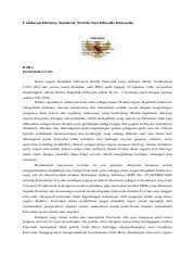 See more of ruang historis on facebook. Pendidikan Pancasila Filosofis Docx Landasan Historis Kultural Yuridis Dan Filosofis Pancasila Bab I Pendahuluan Dasar Negara Republik Indonesia Course Hero