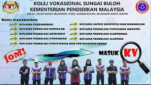 ﻿ sm vokasional sungai buloh, selangor. Adalah Dimaklumkan Semula Kolej Vokasional Sungai Buloh Facebook