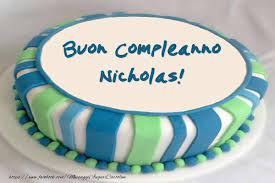 Torta Buon Compleanno Nicholas Cartoline Di Compleanno Per Nicholas Messaggiauguricartoline Com