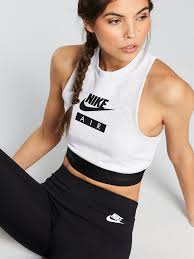 Save on a huge selection of new and used items — from fashion to toys, shoes to electronics. Nike Sportswear Air Crop Top Weiss Sehr De Nike Crop Top Crop Top Outfits Sporty Outfits
