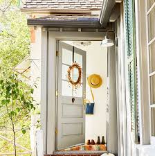 Once all leaves are applied, cover over with a generous coat of mod podge. 22 Best Fall Door Decorations Cute Front Door Fall Decor Ideas