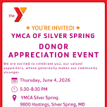YMCA Silver Spring Donor Appreciation Event