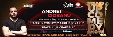 Totul despre scriitoarea andrei ciobanu. Lansare De Carte Si Stand Up Comedy Cu Andrei Ciobanu 2 Aprilie Teatru Luceafarul Iasi Cele Mai Tari Ponturi Studentesti