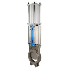 Knife gate valve DN 600 stainless steel | pneumatic