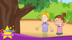 What A Big Tree Don T Touch That Easy Dialogue English Video For Kids English Sing Sing Kids English Exclamatory Sentences Small Movie