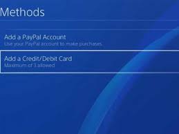 3 choose paypal at checkout use paypal and you never need to enter your card details every time you pay. How To Add Or Remove Credit Card And Billing Information On Ps4 Gamepur