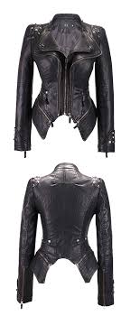 Chouyatou Women S Fashion Studded Perfectly Shaping Faux Leather Biker Jacket Topshop In 2020 Faux Leather Biker Jacket Leather Jacket Jackets