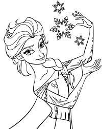 Regatul îngheţat desene de colorat. Desene De Colorat Cu Printesa Elsa Si Fulgii De Zapada Planse De Colorat Frozen Regatul De Elsa Coloring Pages Disney Princess Coloring Pages Frozen Coloring