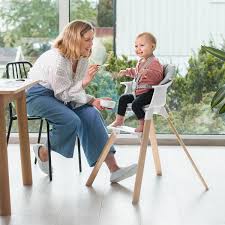 High chairs have a bad reputation for being an eyesore in the home and are often chunky and made of cheap plastic. Stokke Clikk High Chair Thetot