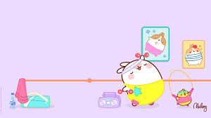 Energetic Exercise Desktop Wallpaper Molang