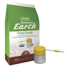 Harris 64 Oz 4 Lb Diatomaceous Earth Food Grade 100 With Powder Duster Applicator De Fg4p The Home Depot Diatomaceous Earth Food Grade Diatomaceous Earth Pest Control
