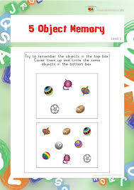 5 Object Memory Teach In A Box Visual Memory Visual Perception Activities Visual Perceptual Activities