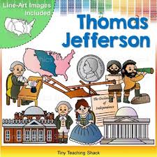 He was of english, and possibly welsh, descent and was born a british subject. Thomas Jefferson Clip Art By Tiny Graphics Shack Tpt