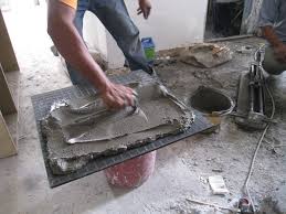 Untuk lantai semen, anda juga harus memastikan keadaannya. Cara Pasang Mozek Kabinet Dapur Deco Desain Rumah