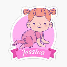 Baby name encyclopedia from the baby name wizard: J Girl Names Stickers Redbubble