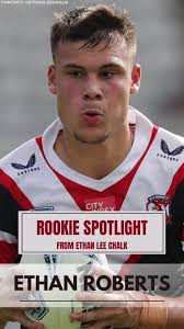 🚨 ROOKIE WATCH: Set to sign with the Wests Tigers from 2026, Ethan Roberts  is a player to watch over the next few seasons as he looks to make his NRL  debut., Currently with the Sydney Roosters, he has ...