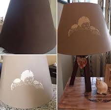 Abajur Sapkasi Yemileme Diy Boyama Stencil Abajur Stencil