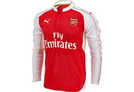 Puma Arsenal L S Home Jersey 2015 2016 Jersey Arsenal Jersey Arsenal Soccer