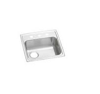 Elkay Lustertone SS 19 x 18 x 5.5 Single Bowl Drop-in ADA ...