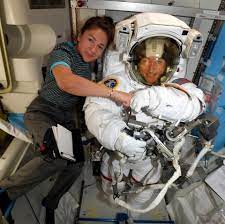 Reuse of this image is governed by nasa's image use policy. They Ve Got Spacesuits That Fit Now Christina Koch And Jessica Meir Will Spacewalk On October 21st Universe Today
