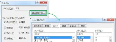 Excel2010 2016 デフォルトの書式 フォントやサイズ等 を変更するには 教えて Helpdesk